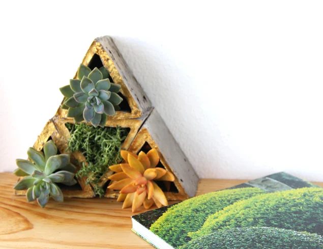 concrete geometric planter walkthrough, A Piece of Rainbow on Bekob