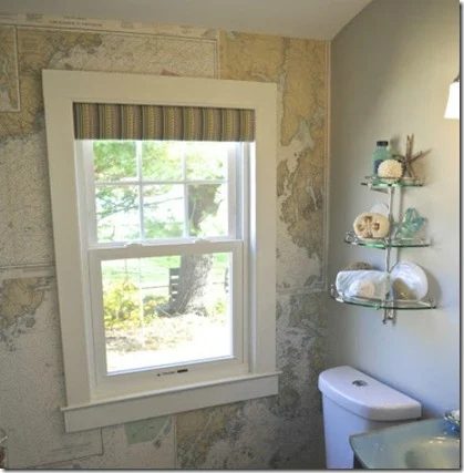Nautical Map Wallpaper walkthrough
