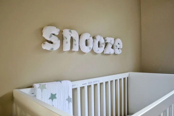 fabric covered letters