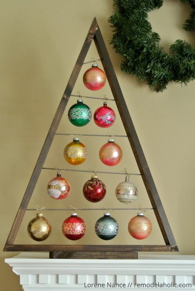 Build A Diy Ornament Display Tree walkthrough And Woodworking Plan #Bekob