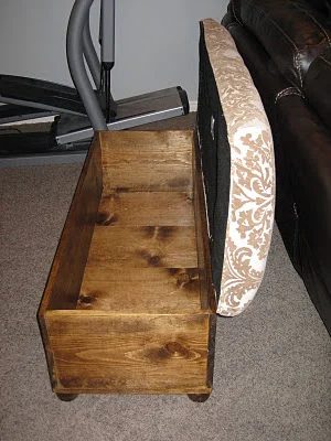 handmade ottomans | build and upholster a storage ottoman, TDA Decorating and Design