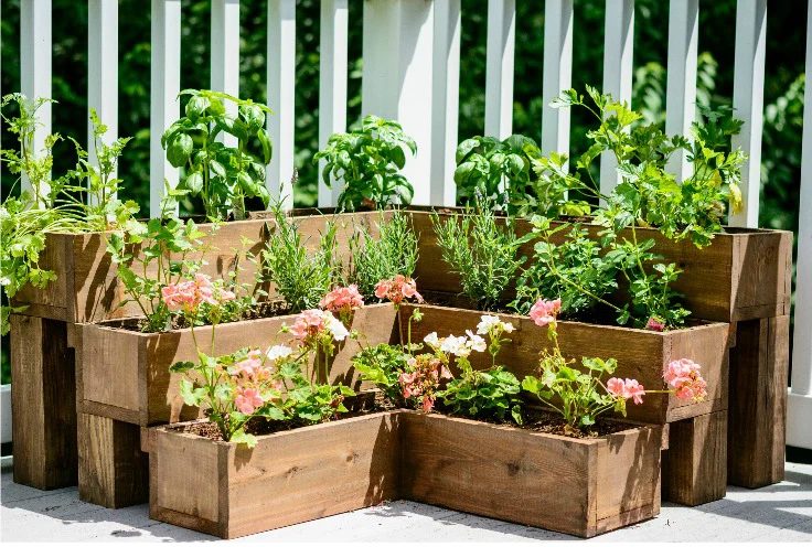 Handmade+Tiered+Herb+Garden