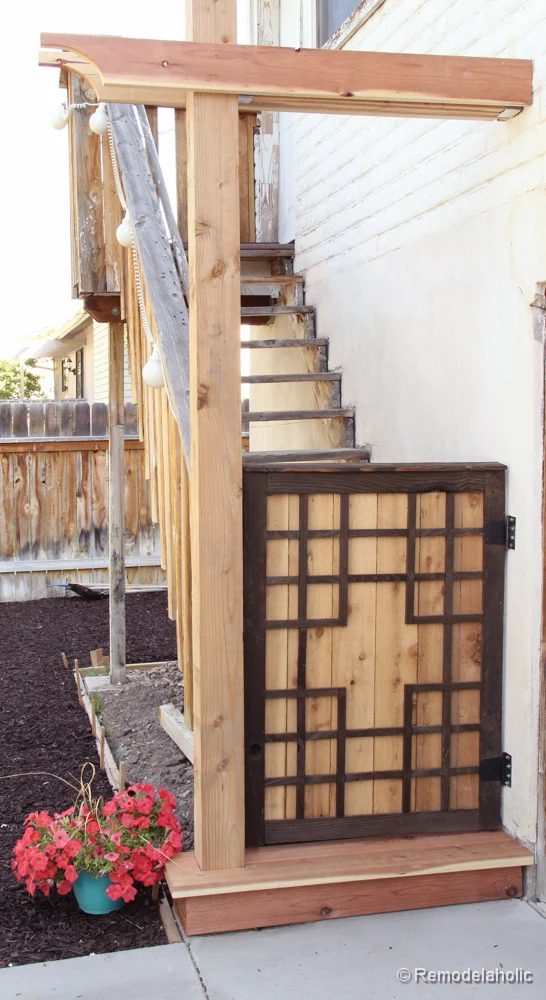 Free Baby gate plans Free Pet gate plans outdoor project-4
