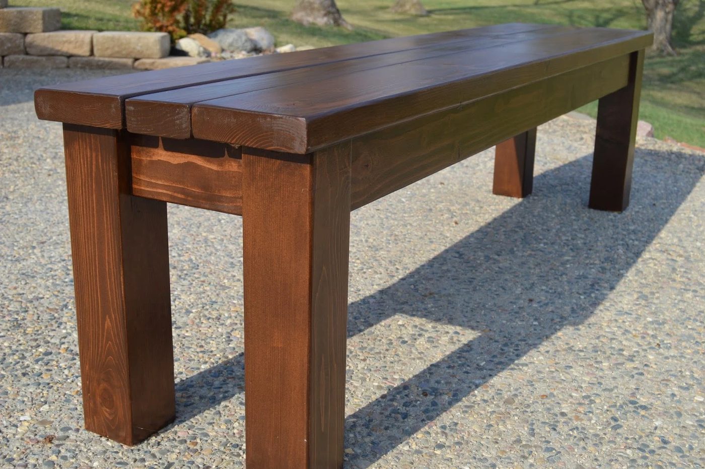 straightforward Diy Wood Bench For A Wedding Or Outdoor Dining Table, Kruse's Workshop With Bekob