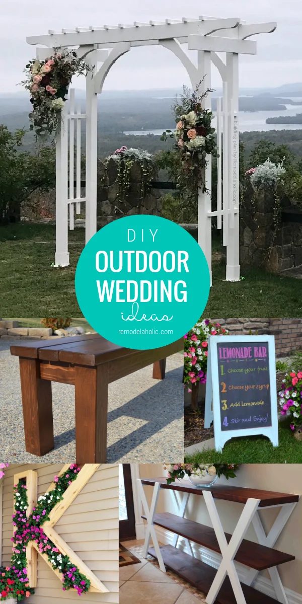 Diy Outdoor Wedding Decoration options You Can Build Yourself Bekob