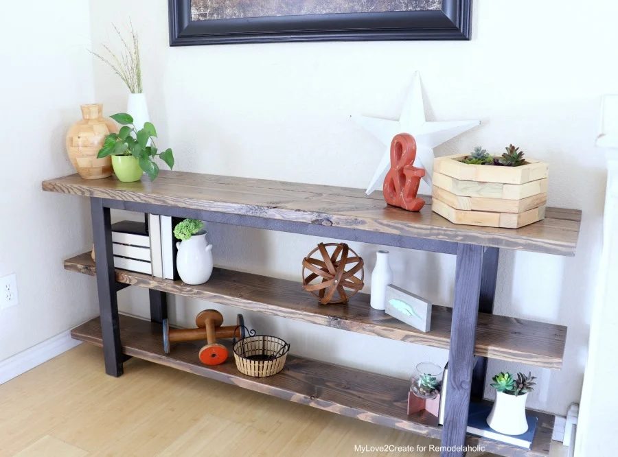 Pottery Barn Inspired Griffin Console Table Plans And walkthrough, MyLove2Create