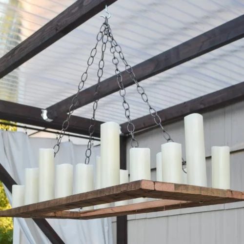 Handmade Wireless Outdoor Chandelier Just Like Restoration Hardware By The Creative Home Featured On @Bekob