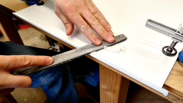 File Edge Banding On MDF Fridge Cabinet Organizer #Bekob