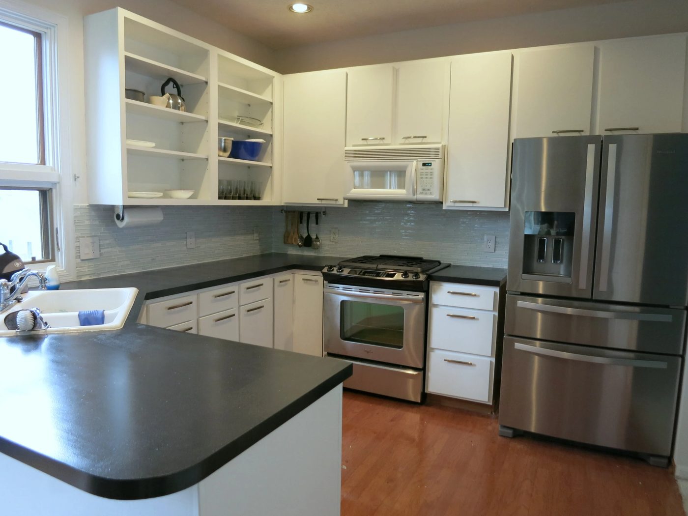 Lauren Handmade painted kitchen countertops review, tips and tricks featured on Bekob.com