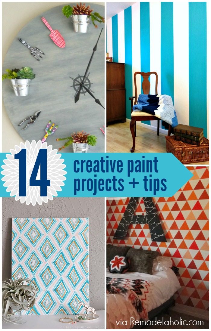 14 Creative Paint Projects + Tips @Bekob