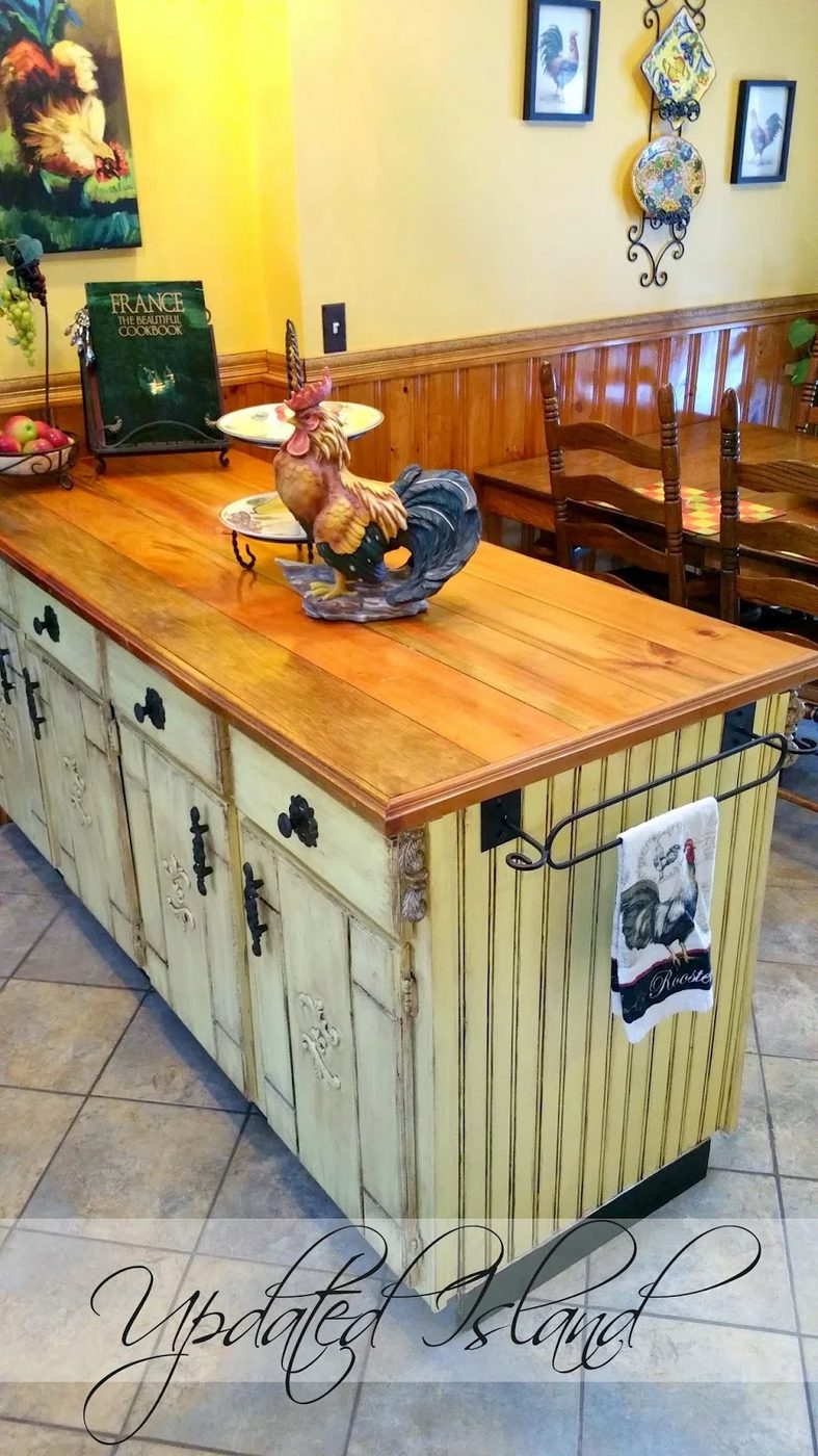 painted projects - kitchen island update Redo It Yourself Inspirations