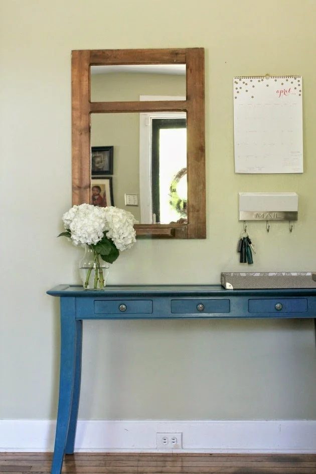 Blue Painted Entry Table