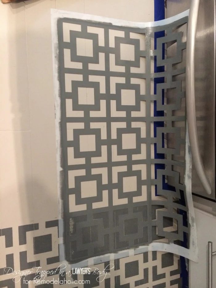 WOW! Paint and stencil your kitchen floors for high impact on a tiny modest-cost! Full walkthrough by Designer Trapped in a Lawyer's Body for Bekob.com!