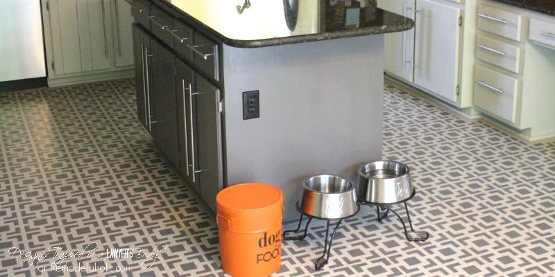 High Style, Low Cost Painted and Stenciled Floor!