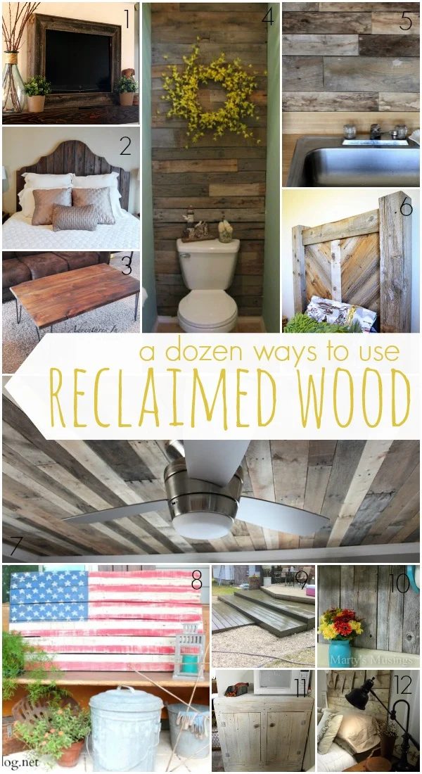 12 Ways to Use Reclaimed and Pallet Wood on Bekob