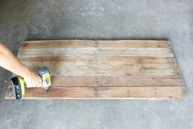 Handmade Pallet Slat Flag