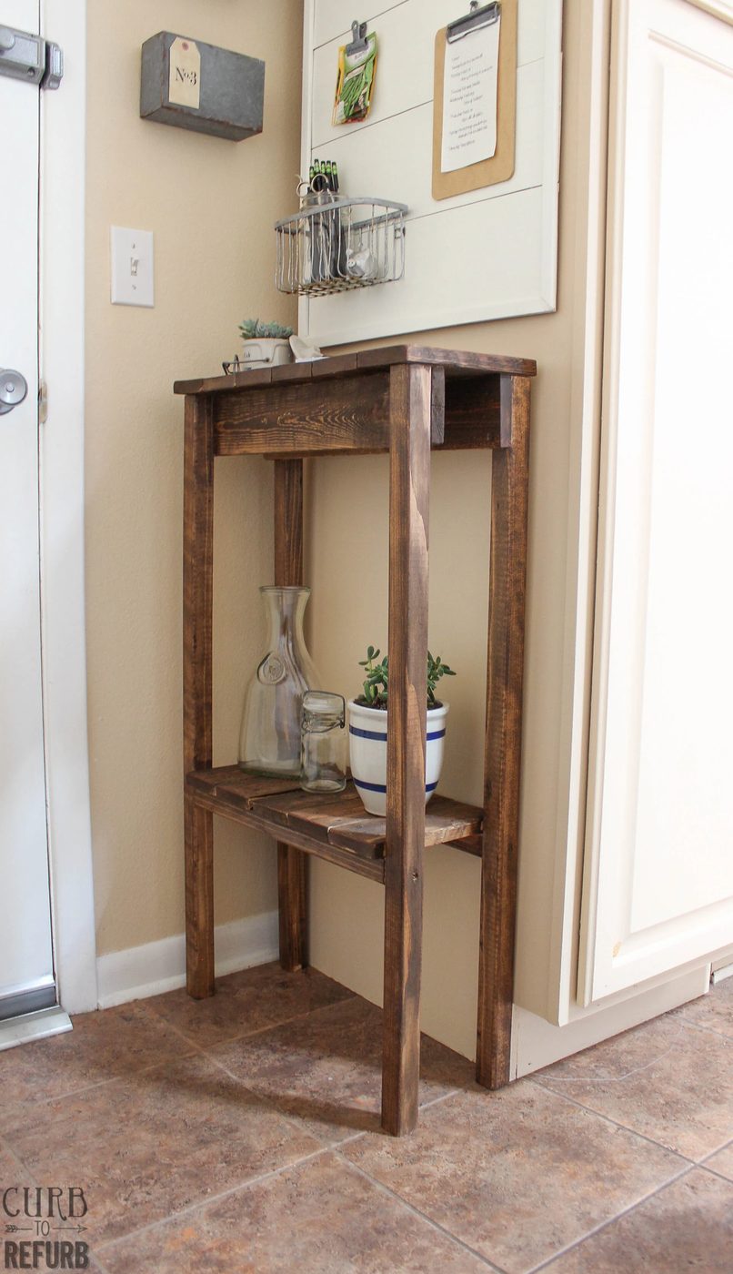 Handmade Pallet Console Table by Curb to Refurb featured on Bekob