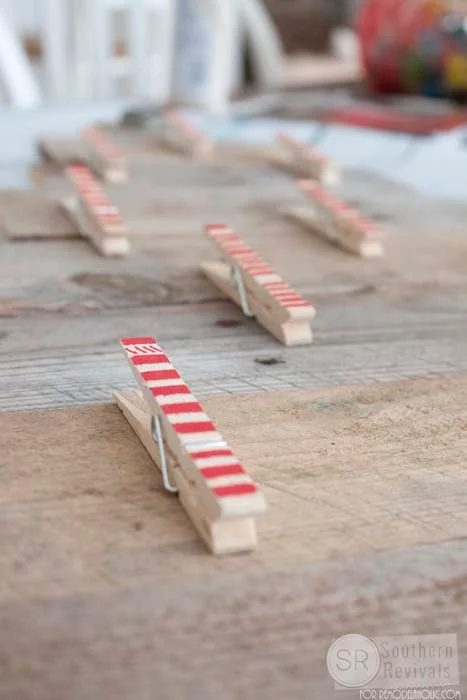 Handmade Pallet Wood Christmas Tree Photo & Card Holder