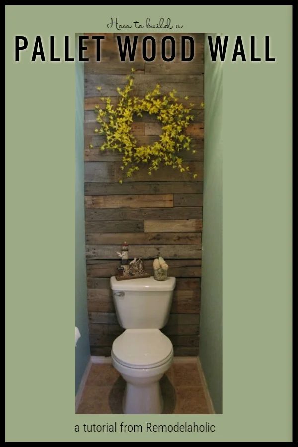 How To Build A Pallet Wood Wall, A walkthrough From Bekob