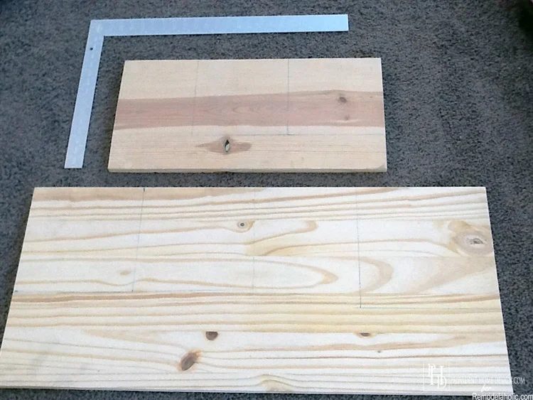 Measure and Cut Wood for Accent Table
