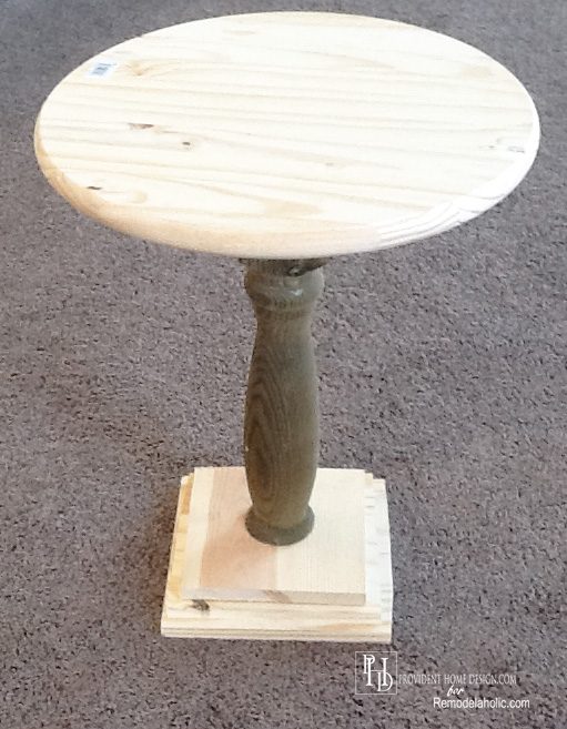 Handmade Pedestal Side Table walkthrough