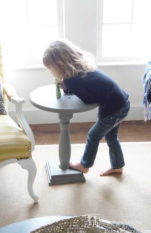 Kid-tested DiY Accent Table