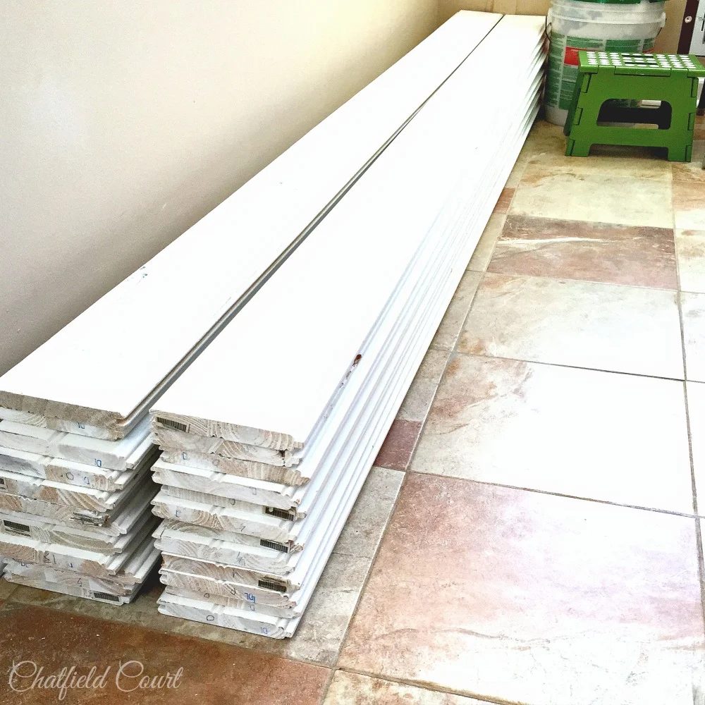 Plank ceiling Handmade, kitchen remodel, by Chatfield Court featured on @Bekob