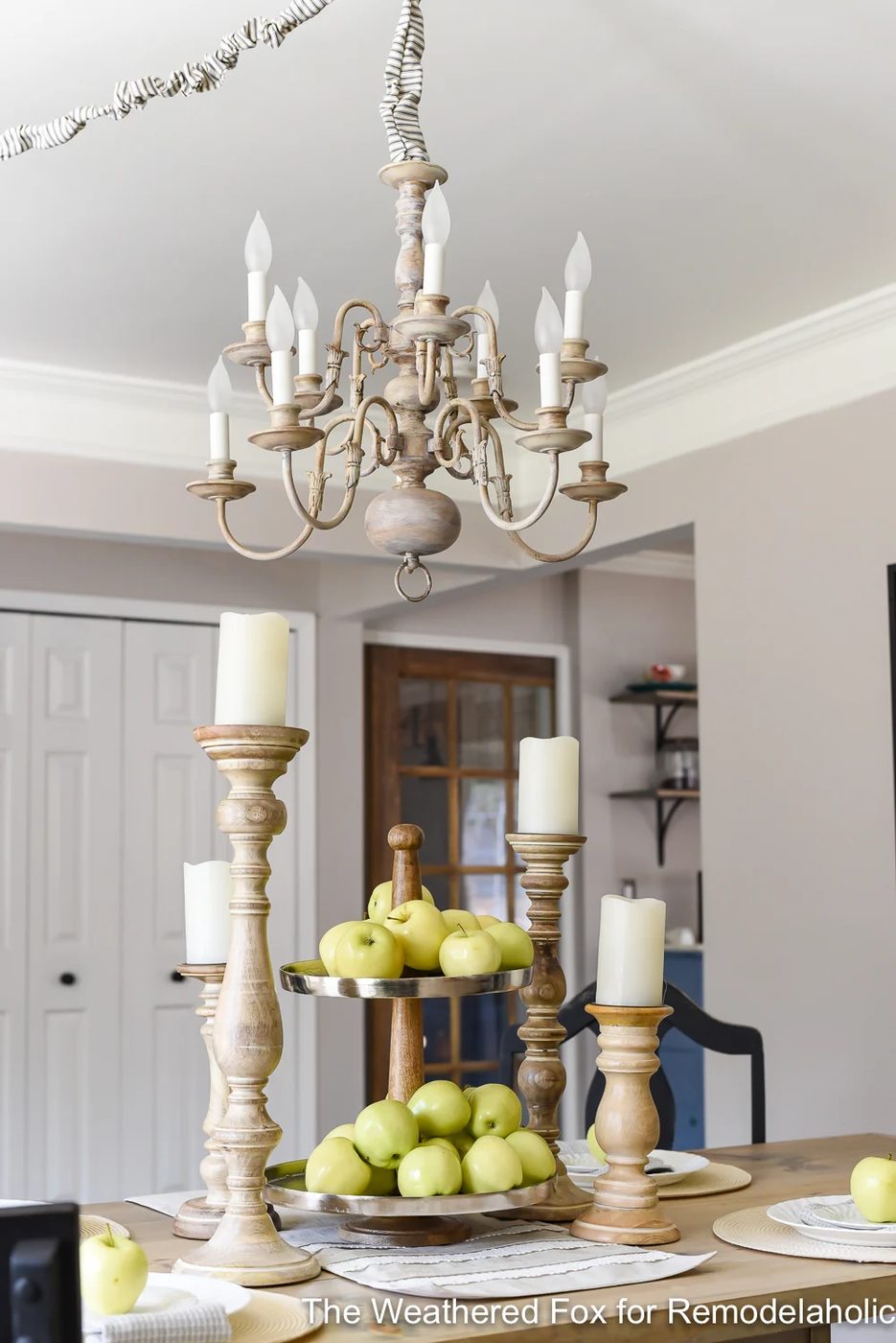 The Weathered Fox Chandelier Makeover 19