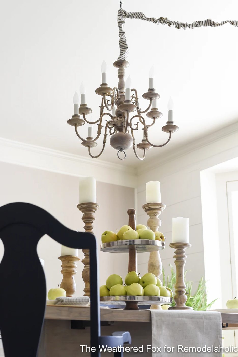 The Weathered Fox Chandelier Makeover 10
