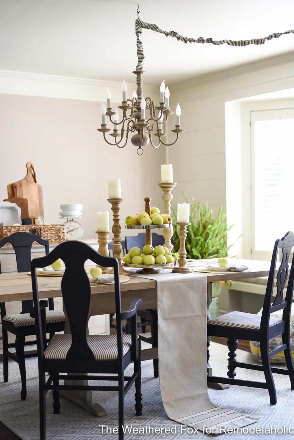 The Weathered Fox Chandelier Makeover 17