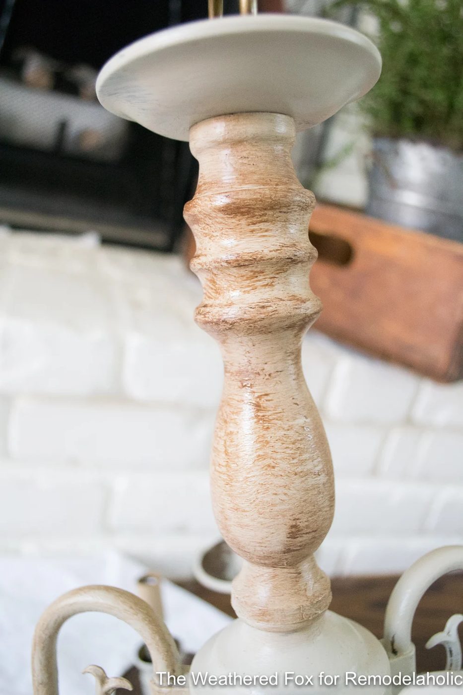 The Weathered Fox Chandelier Makeover 25