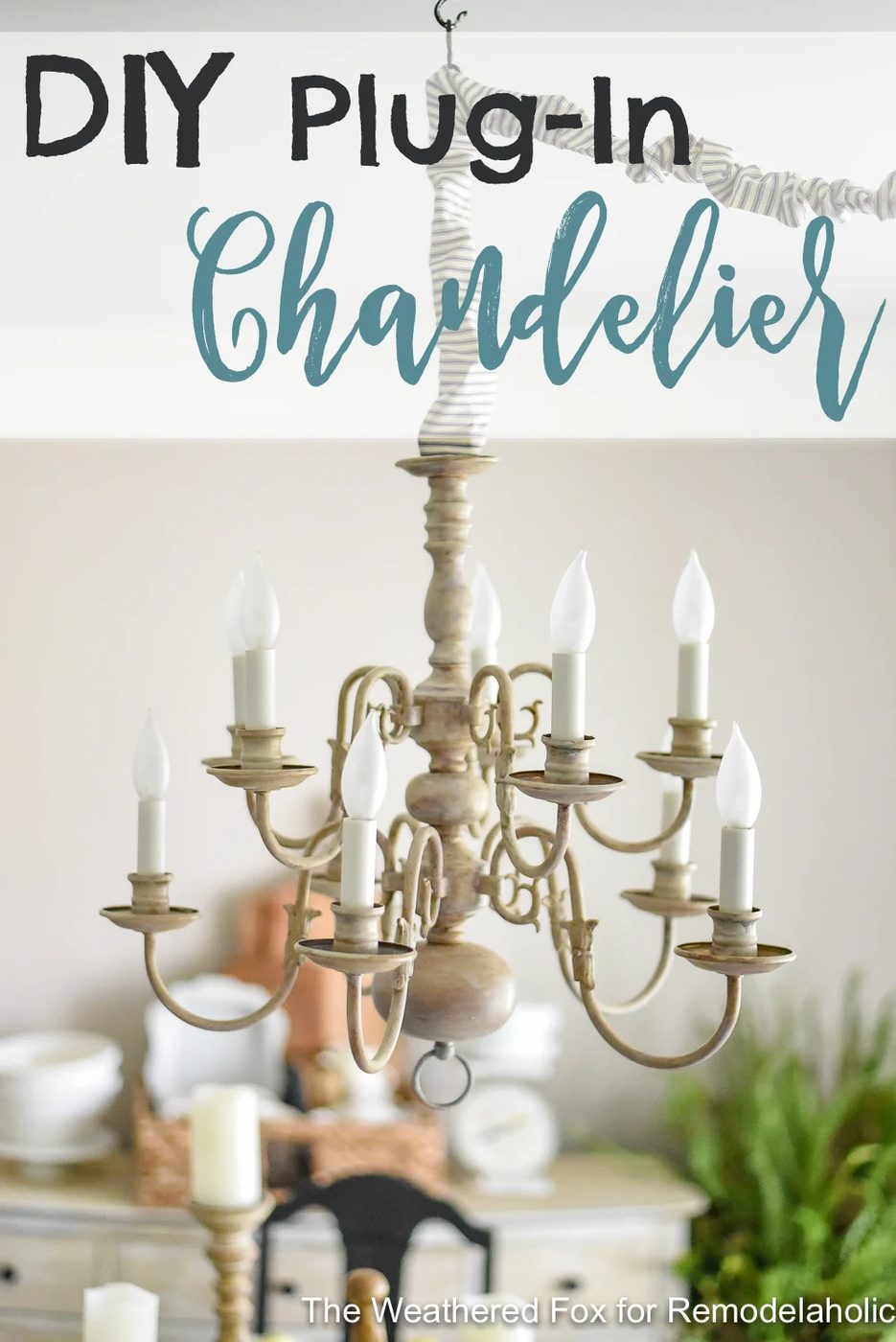 Handmade Plug In Chandelier. Change An Old Hardwire Fixture Into A vivid Plug In Fixture In Minutes. Save Money And Light Up Your Dining Room Without Having To Open Up The Ceilin
