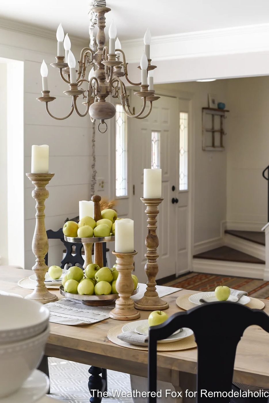 The Weathered Fox Chandelier Makeover 18