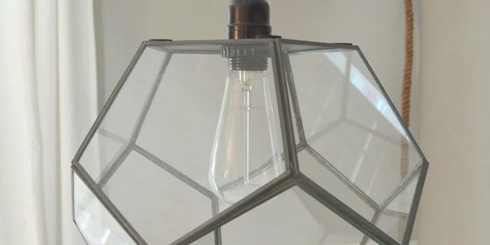 Terrarium to Geometric Pendant Light