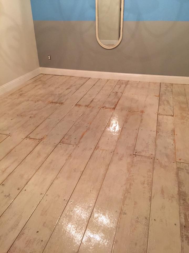 Plywood Plank Flooring, Denya Delgado 7 31 16, Whitewashed, Featured On @Bekob