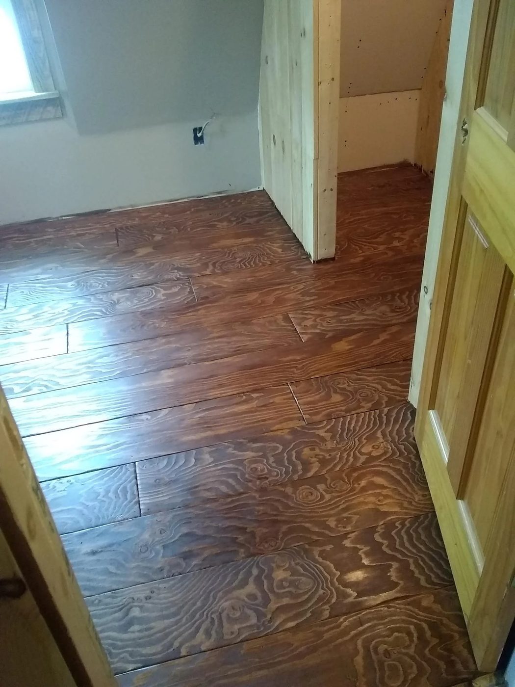 8 Inch Plank Plywood Flooring Handmade By Devin Clark Featured On Bekob