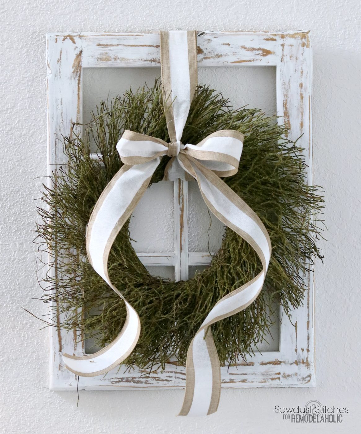 Rustic Window Frame By Sawdust2Stitches For Bekob.com