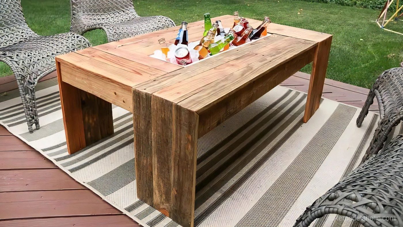 13a Rustic Pallet Wood Coffee Table @Bekob 9188 045919