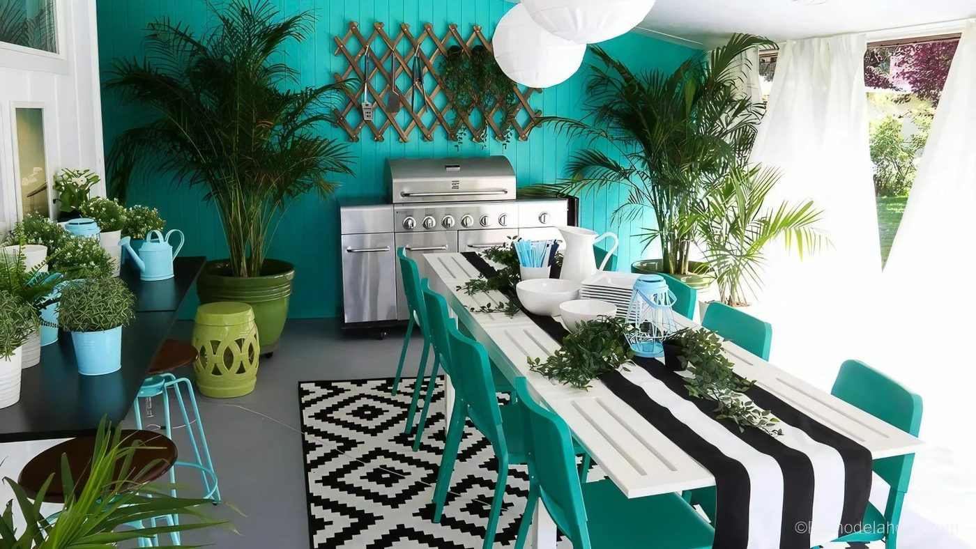 5a Outdoor Dining Room With IKEA Furniture @Bekob 10 1 050027