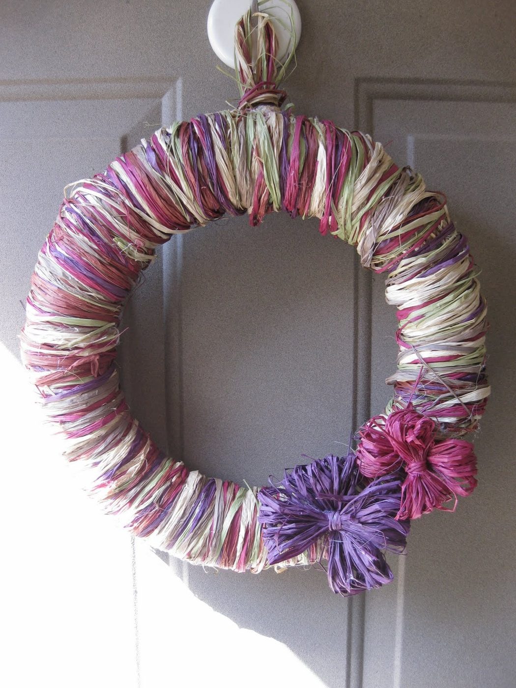 Final Image Of Rafia Wreath 9