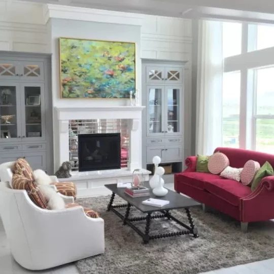 Get This Look Bold Jewel Toned Statement Living Room