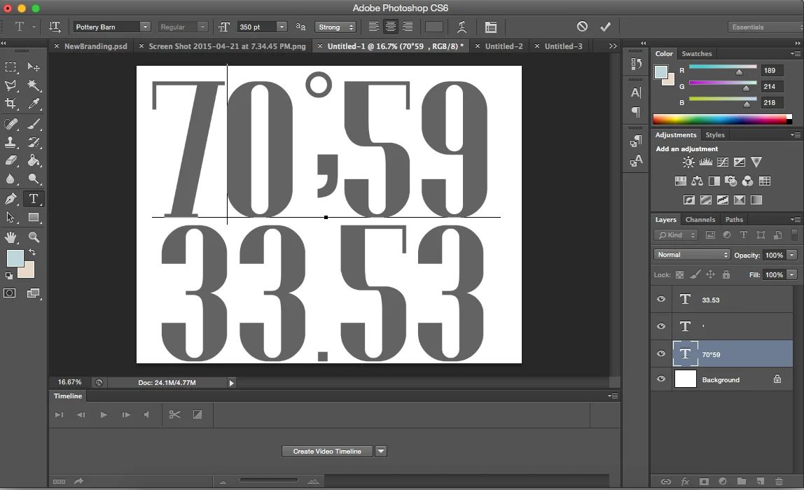 Handmade Reclaimed Longitude/Latitude Sign| Designing a Stencil in Photoshop