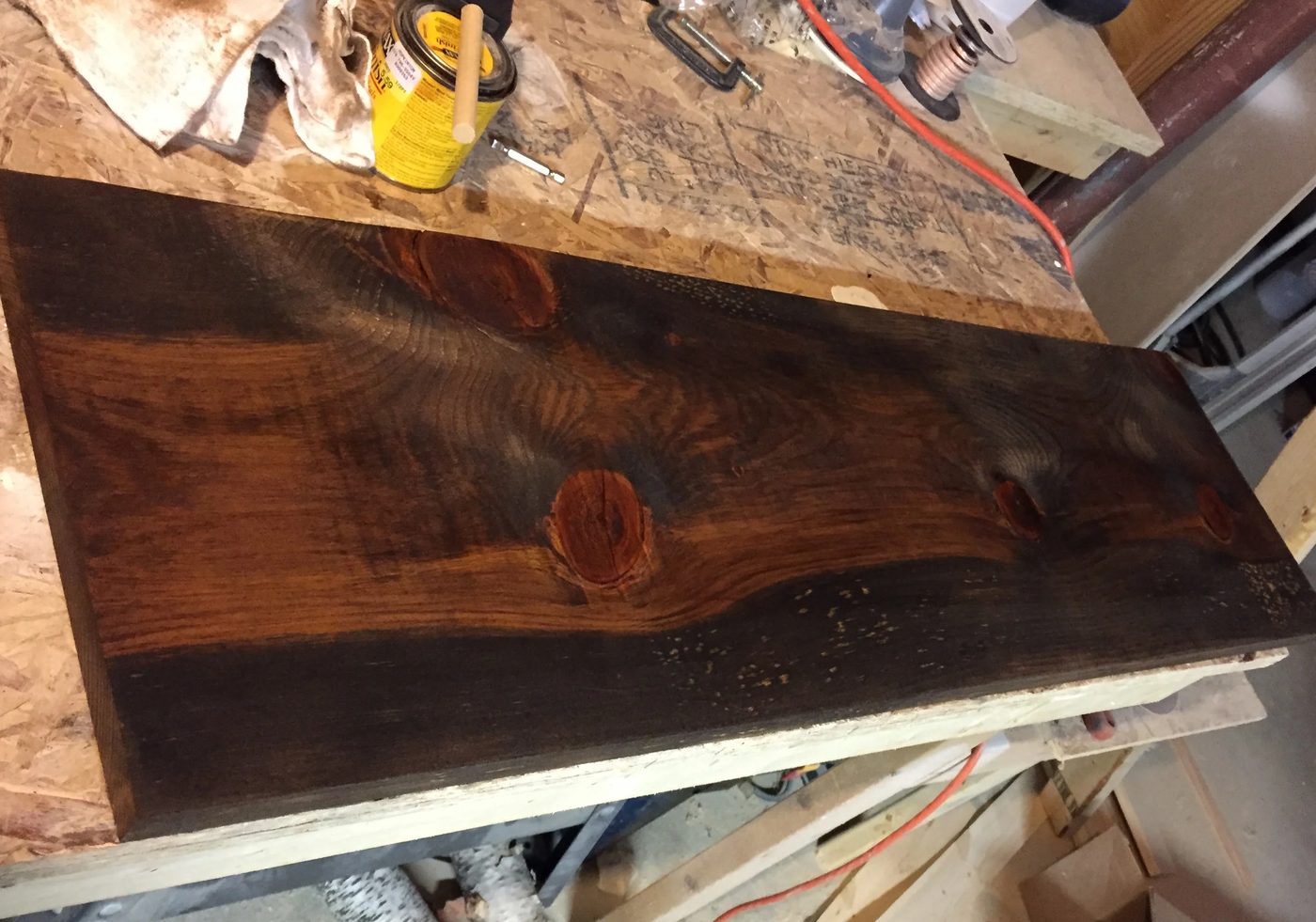 Handmade Reclaimed Longitude/Latitude Sign| Rough Cut Pine Board with Minwax Early American Stain