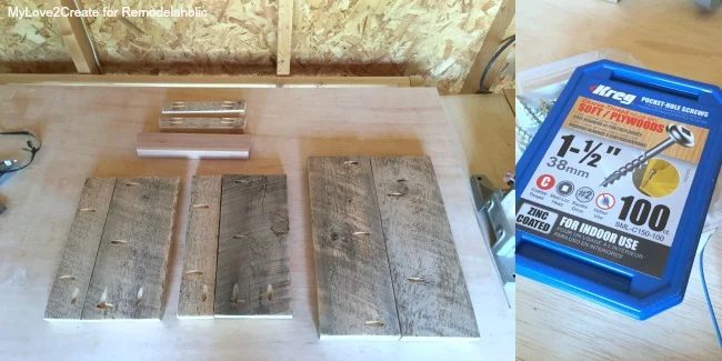 Handmade wood step stool plans, pocket holes and screws for 1" thick boards