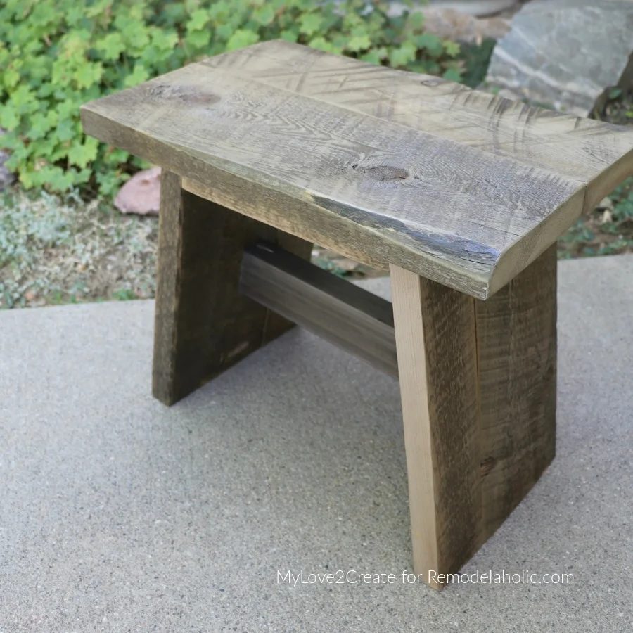 Reclaimed Wood Stool Handmade Step Stool Plans, Bekob