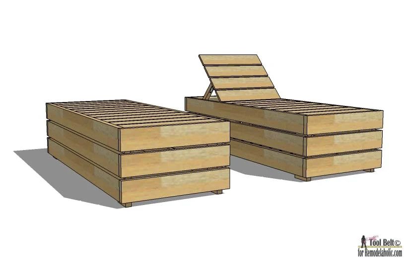 Best Handmade Outdoor Wood Projects: Reclining Outdoor Lounge Chair/Daybed with Storage, Woodworking Plans
