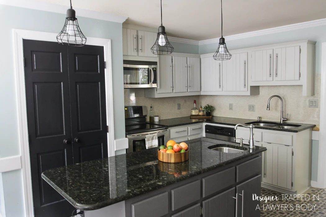 Tasha Designer Trapped handmade milk painted cabinets kitchen review