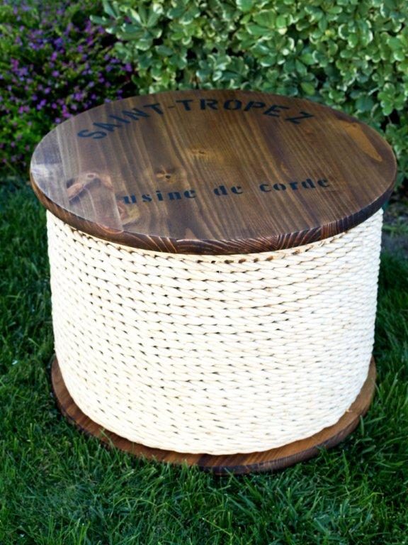 spool side table knockoff