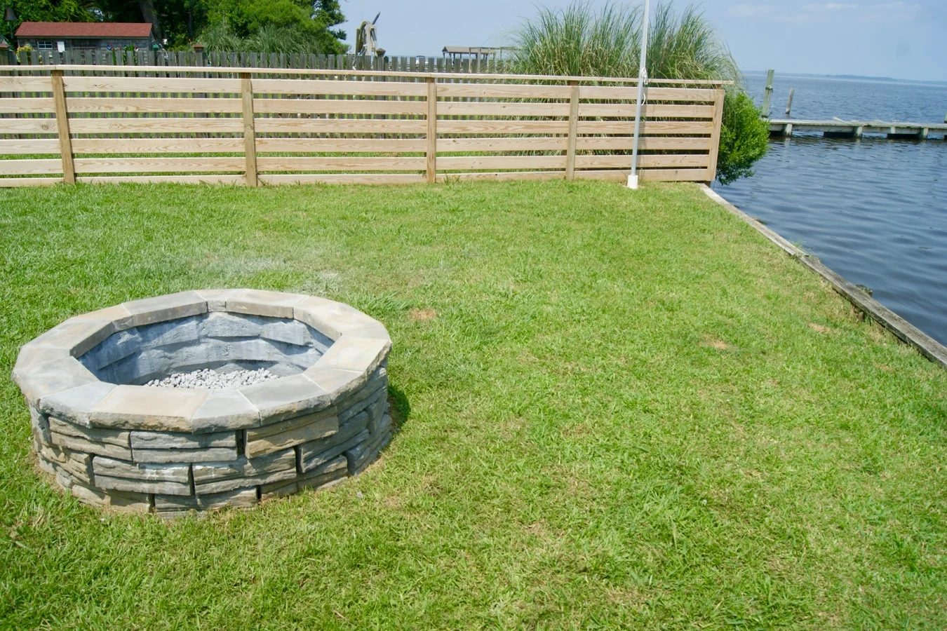 Handmade retaining wall block fire pit walkthrough -- less expensive than a kit! @Bekob