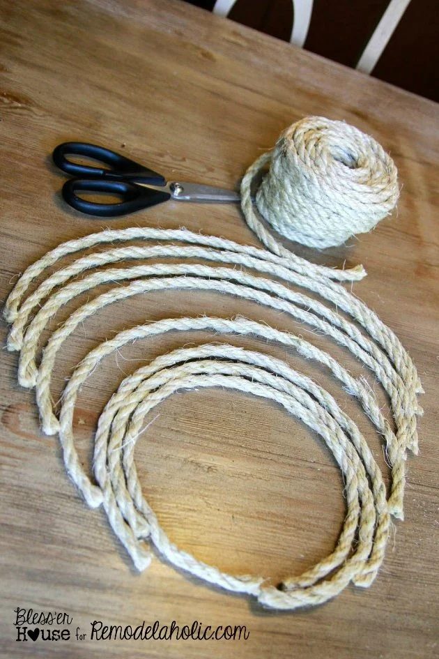 Handmade Rope Chandelier